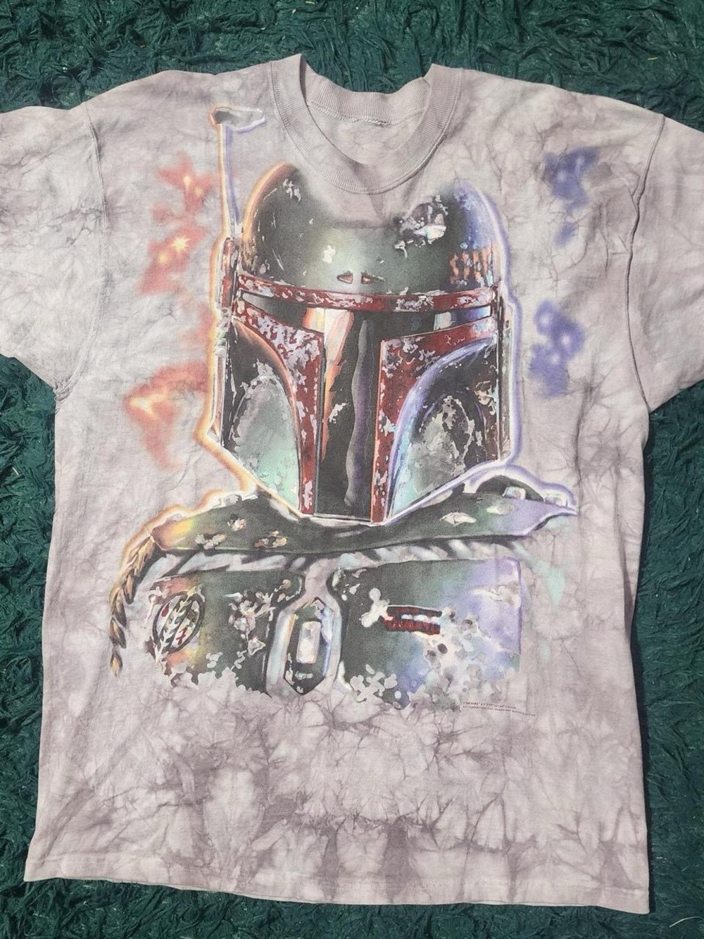 Vintage 1997 Boba Fett Tie Dye Tee